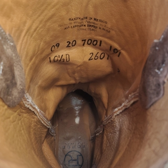 🇺🇸american Flag 🇺🇸Distressed Snip Toe boot from Roper® men's size 10.5 D - Picture 13 of 14